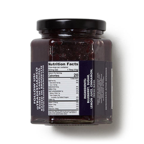 Blueberry Lemon Basil Jam