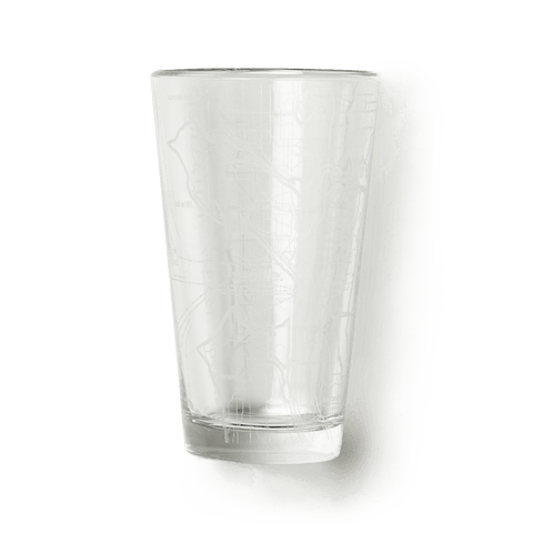 Seattle Map Pint Glass