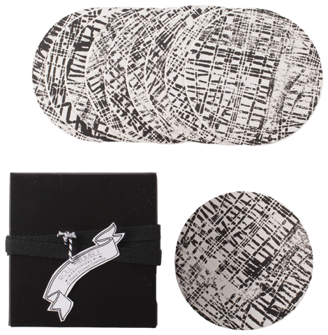 Block Printed Beverage Coasters