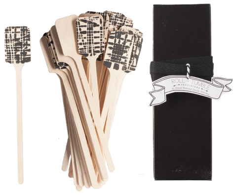 Block Printed Beverage Stirrers