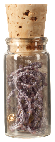 Braided Thread & Beaded Bracelet