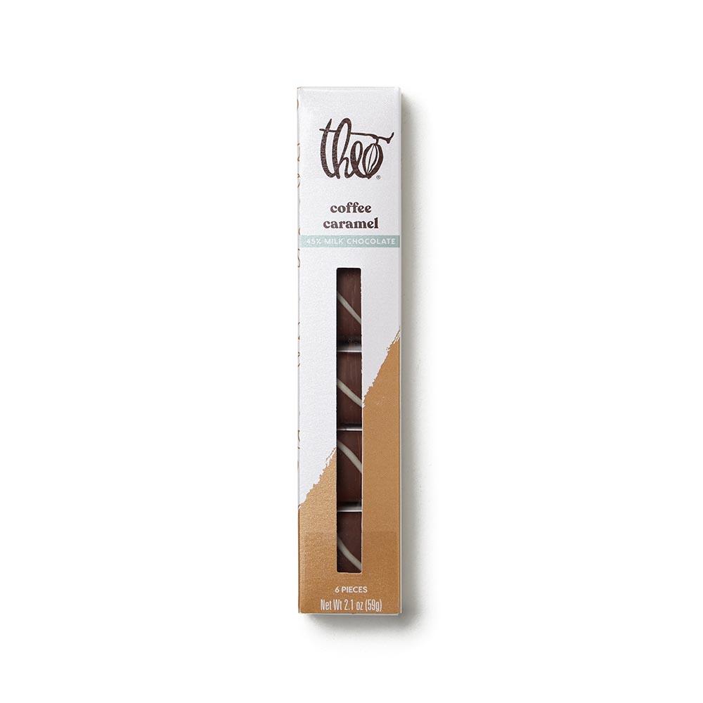 Theo Chocolate Coffee Caramels, 2.11 oz, 6 caramels