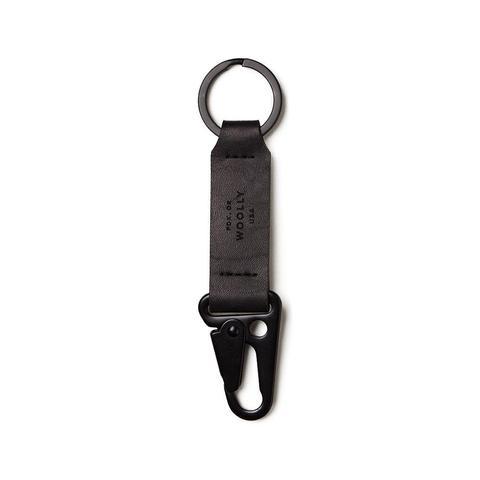 WOOLLY Clip Leather Keychain, 5.5