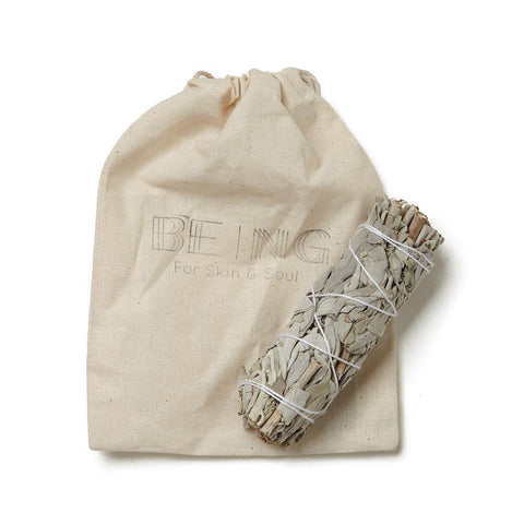 White Sage Smudge Stick With Storage Bag