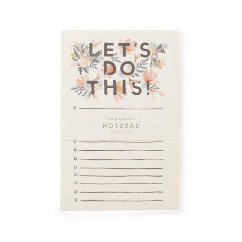 Let's Do This Notepad Gift Set 