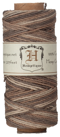 Earthy Variegated Hemp Cord Spool