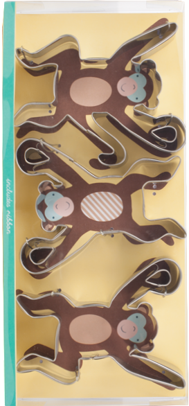 Monkey Cookie Cutter Set