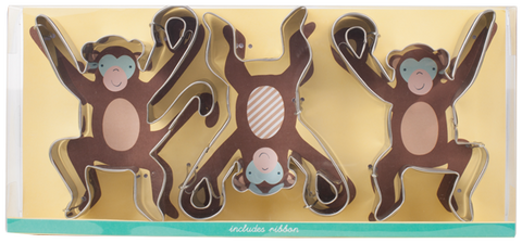 Monkey Cookie Cutter Set