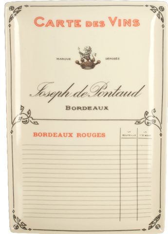 Voyage Carte De Vins Tray