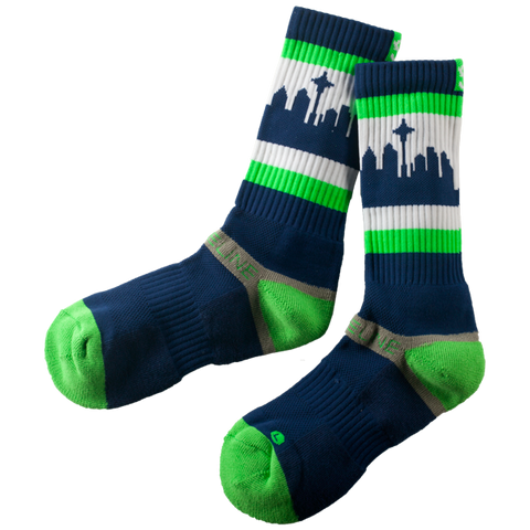 Seatown Navy Strapped Fit 2.0 Socks