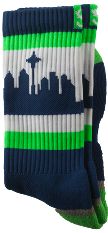 Seatown Navy Strapped Fit 2.0 Socks