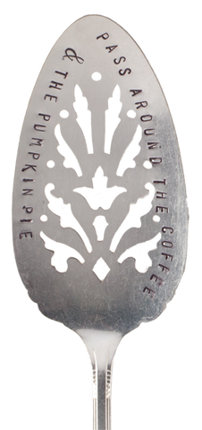 Handstamped Serving Utensil