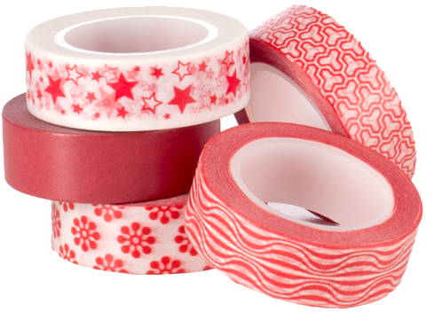 Red Washi Tape