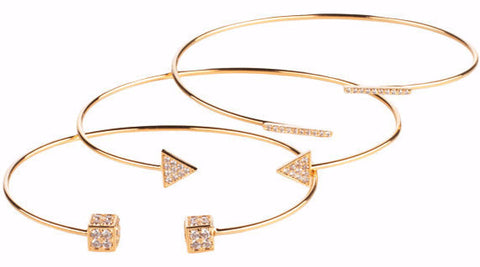 Cubic Zirconia Station Cuff