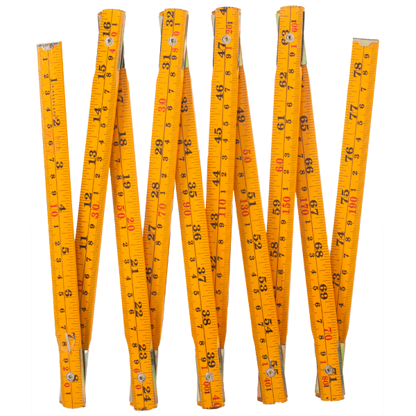 Wooden Swedish Folding Ruler