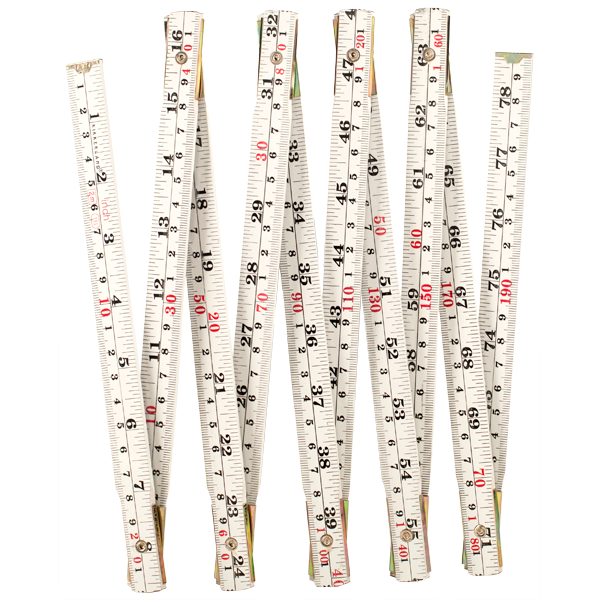 Wooden Swedish Folding Ruler