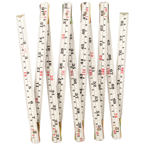 Wooden Swedish Folding Ruler