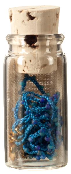 Braided Thread & Beaded Bracelet