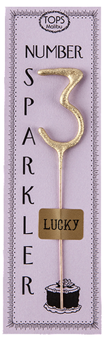 Mini Number Sparkler