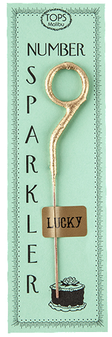 Mini Number Sparkler