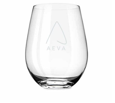 Custom Stemless Wine Glass