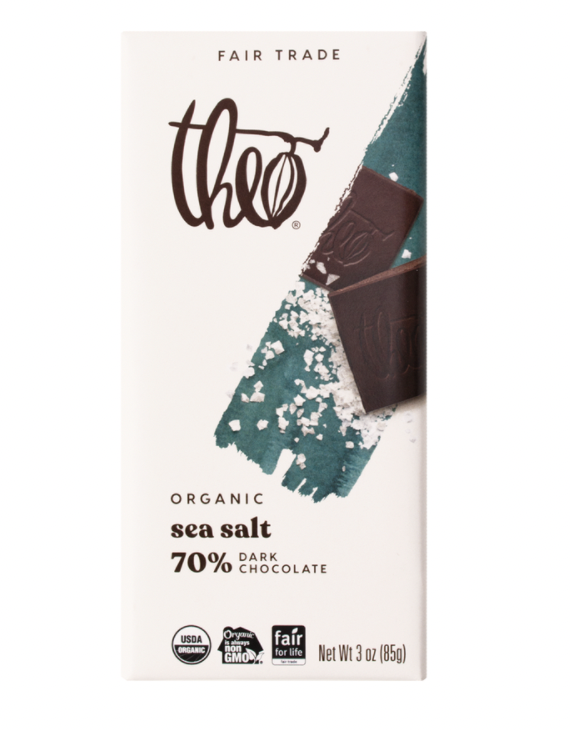 Sea Salt 70% Dark Chocolate Bar