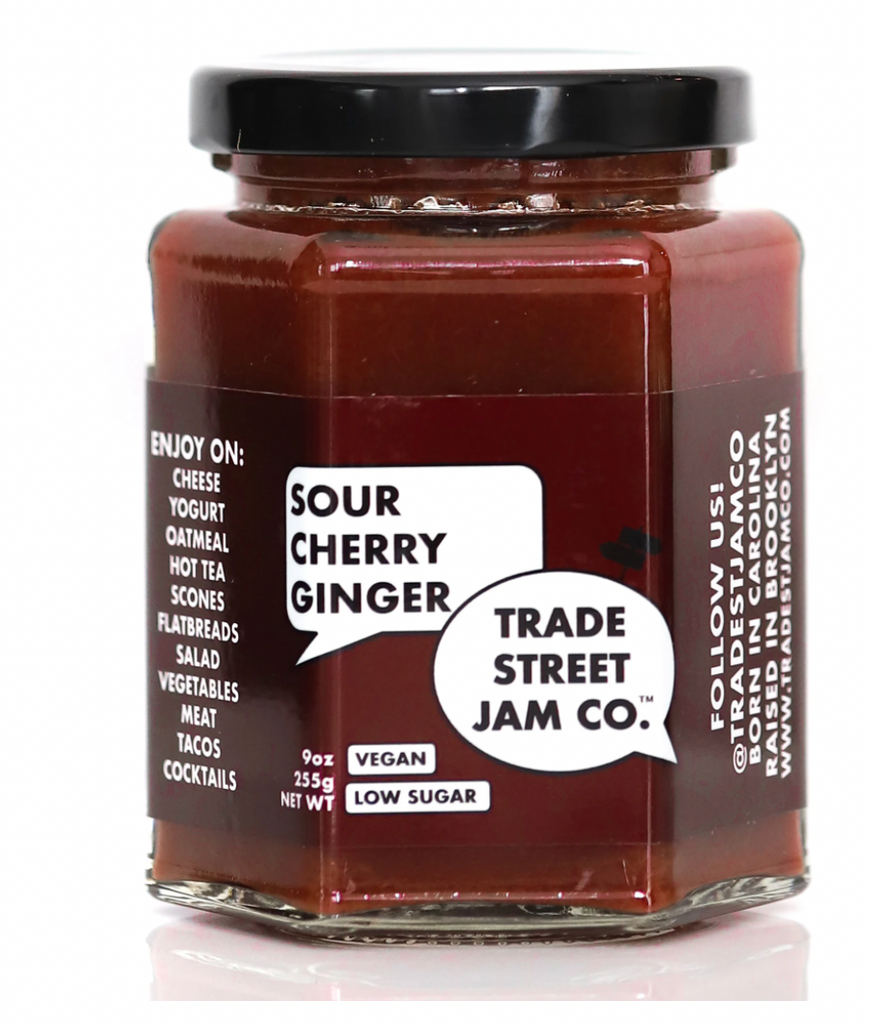 Sour Cherry Ginger Jam