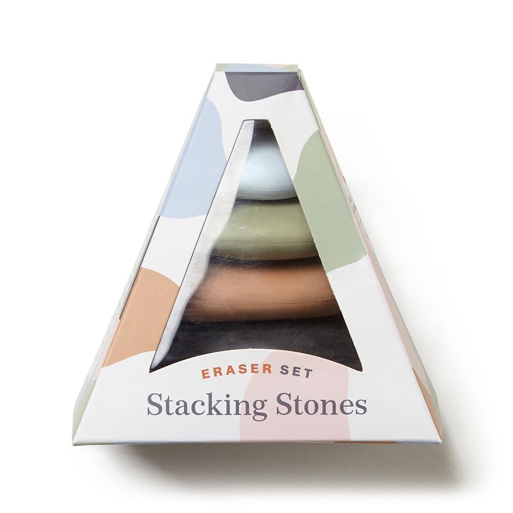 Stacking Stones Eraser Set