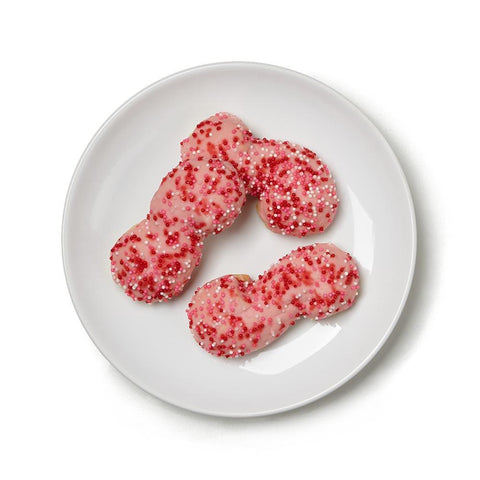 Pink Vanilla Sprinkle Cookies