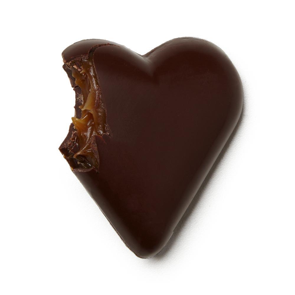 Fran's Chocolates Dark Chocolate Caramel Heart, 1.5 oz
