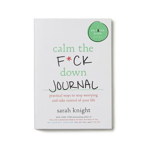 Calm The F*ck Down Journal, softcover, 5