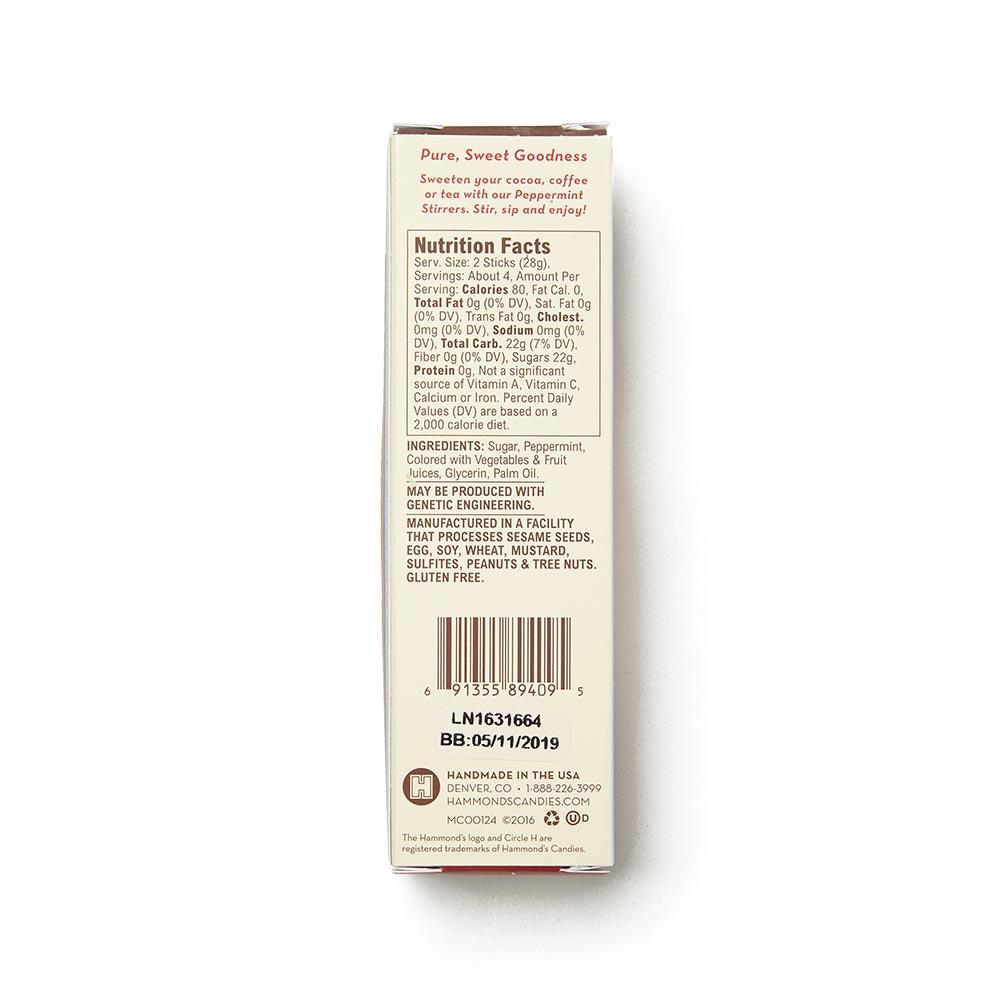 Natural Peppermint Cocoa Stirrers