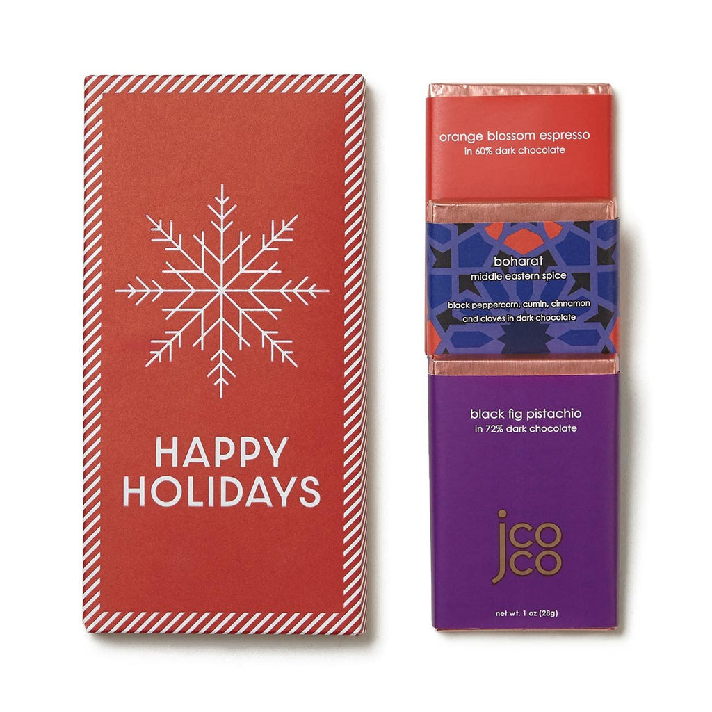 Happy Holidays Truffle Bar Trio