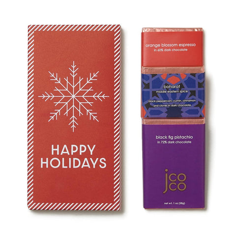 Happy Holidays Truffle Bar Trio