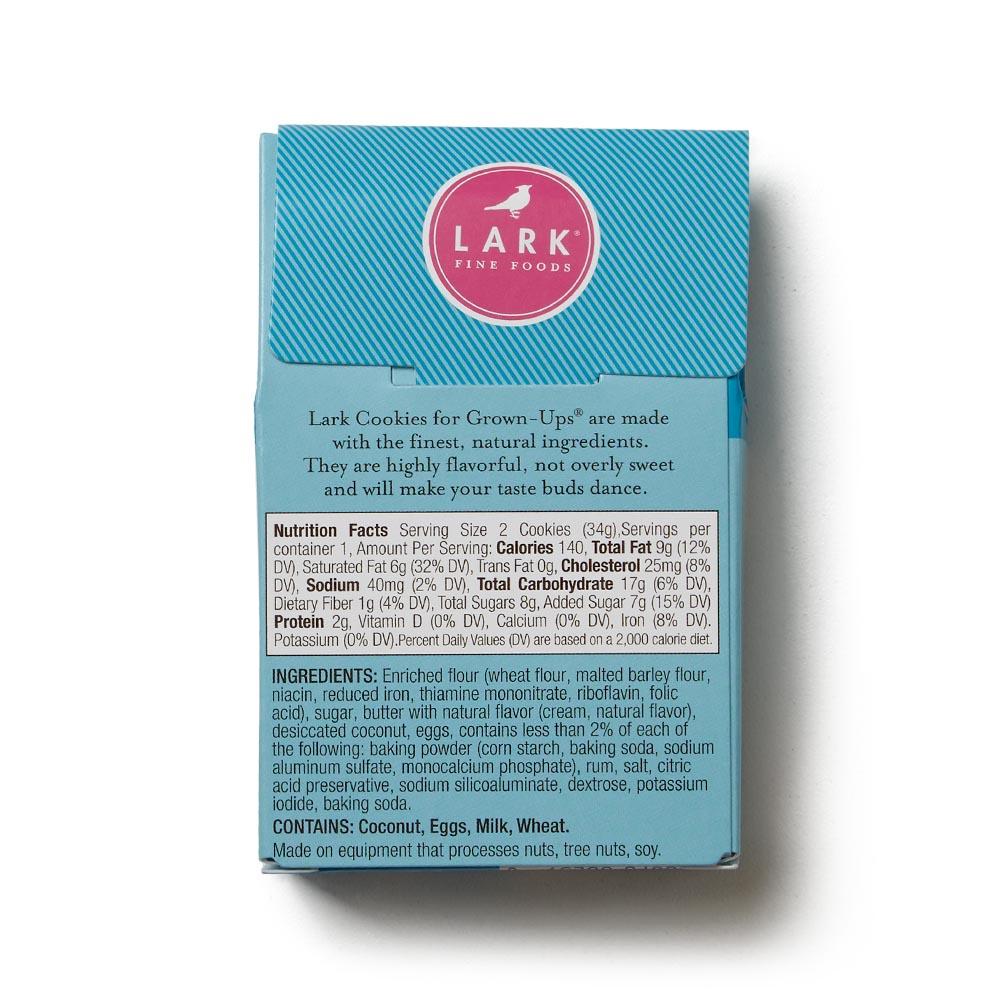 Coconut Butter Cookies, 1.2 oz