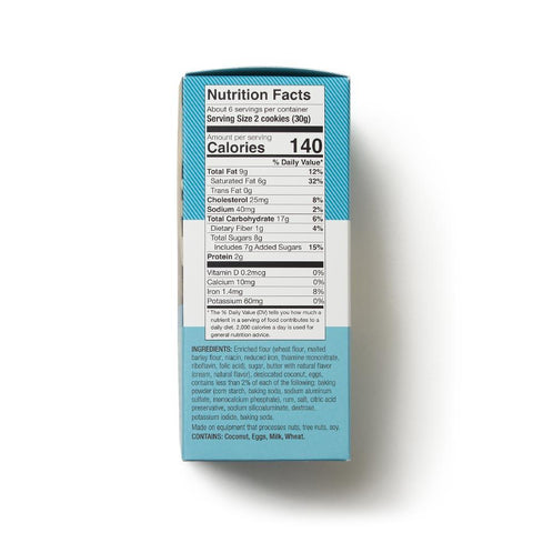 Coconut Butter Cookies, 6.3 oz