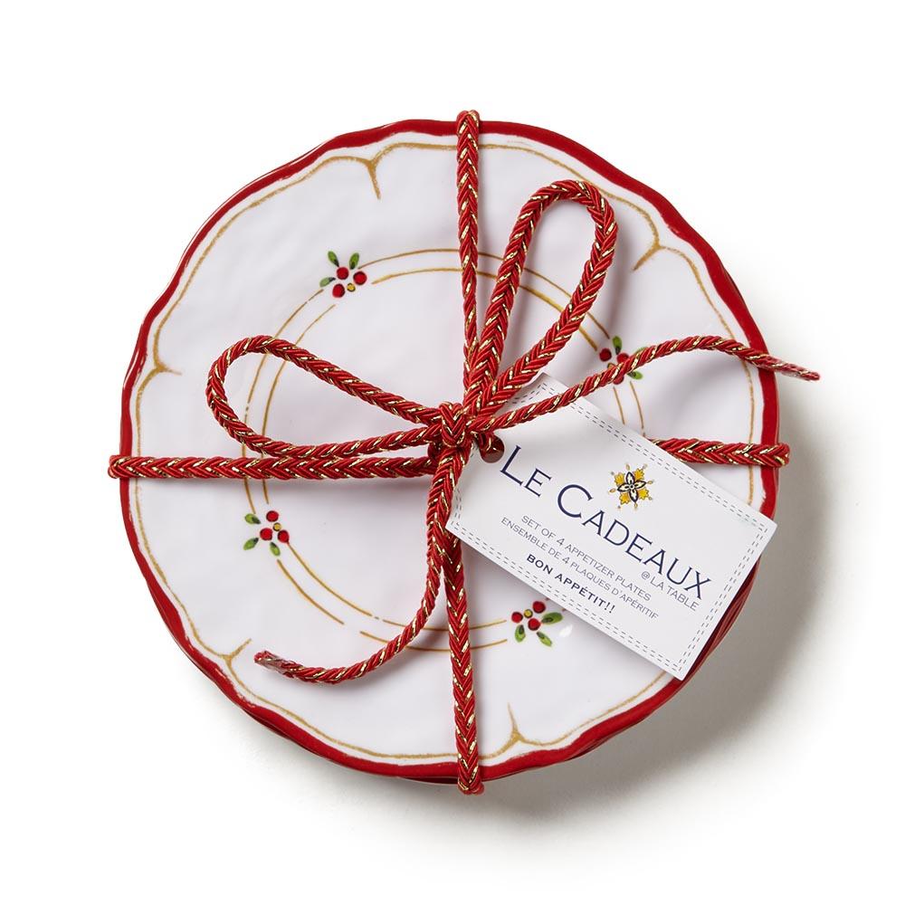 Berry Appetizer Plates, Set of 4