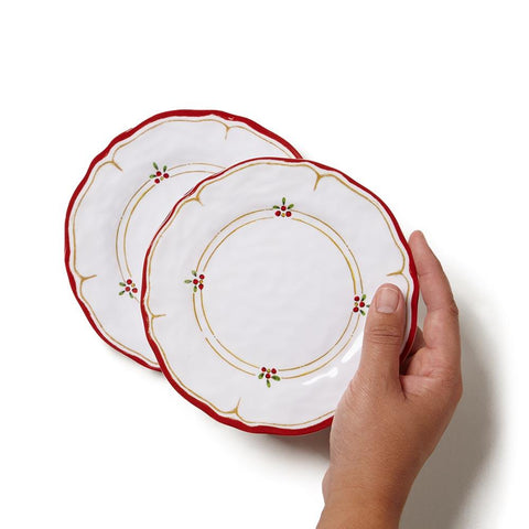 Berry Appetizer Plates, Set of 4