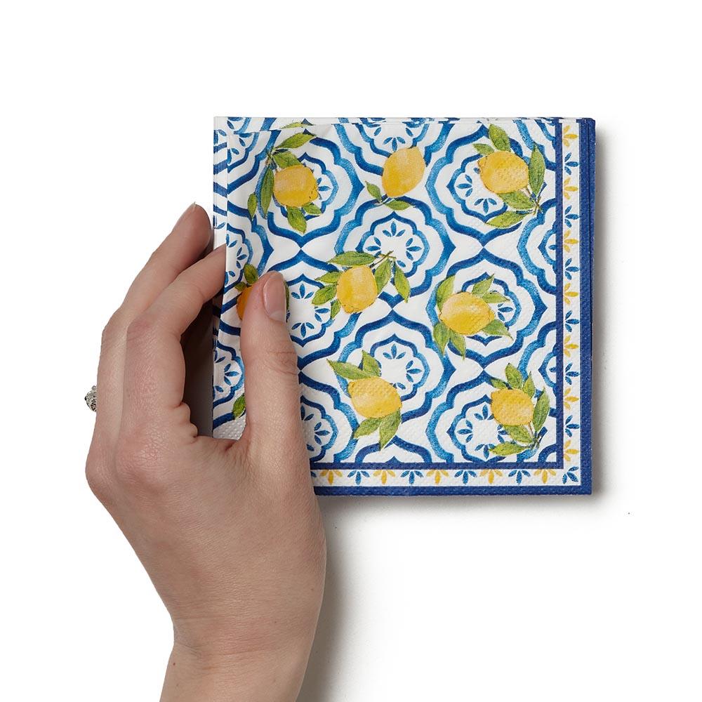 Lemon Beverage Napkins