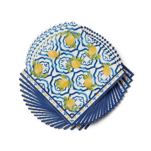 Lemon Beverage Napkins