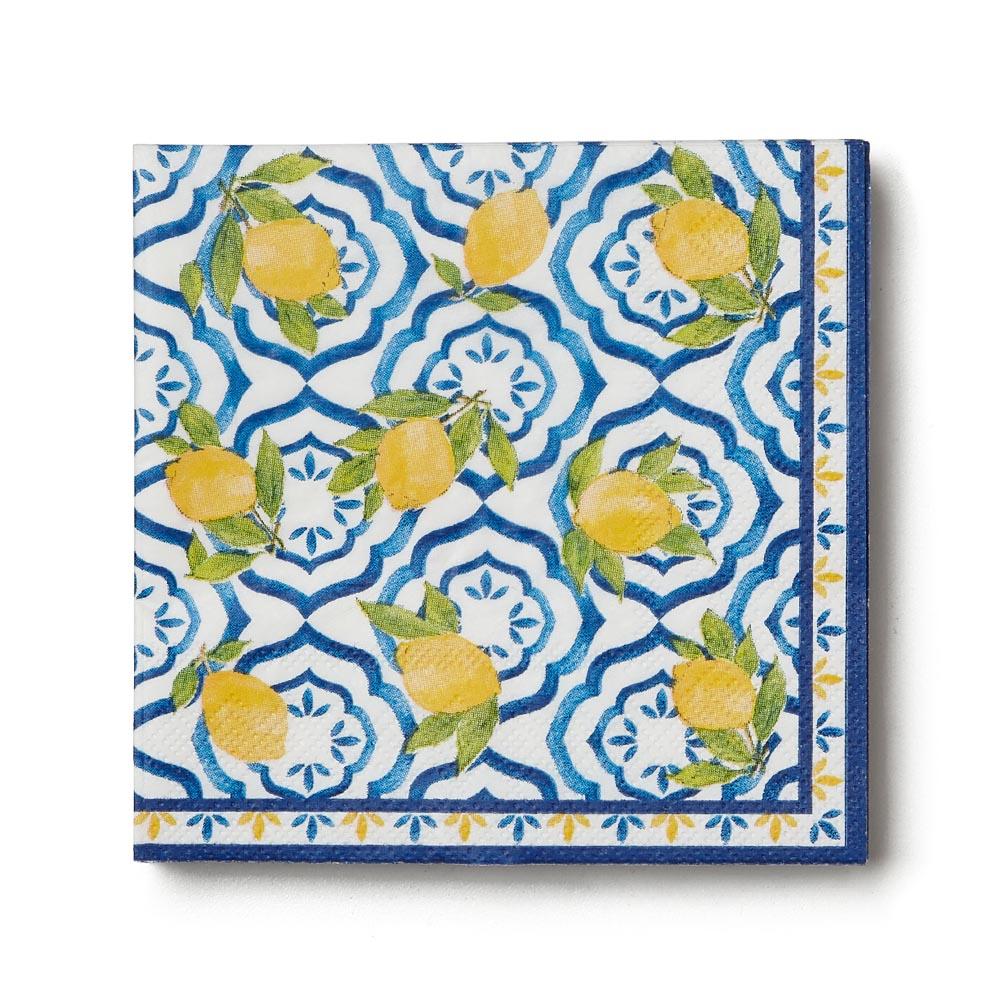 Lemon Beverage Napkins