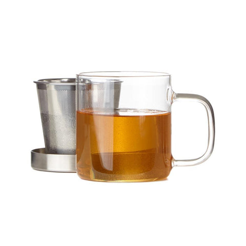 Glass Teacup with Infuser