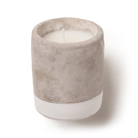 Paddywax Urban Concrete Candle in tobacco and patchouli, 30 hour burn time, 3.5 oz