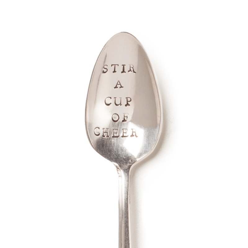 Handstamped Spoon - Cheer Gift Set 