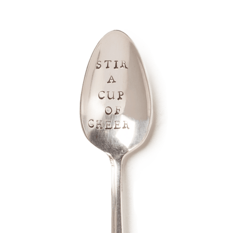 Handstamped Spoon - Cheer Gift Set 