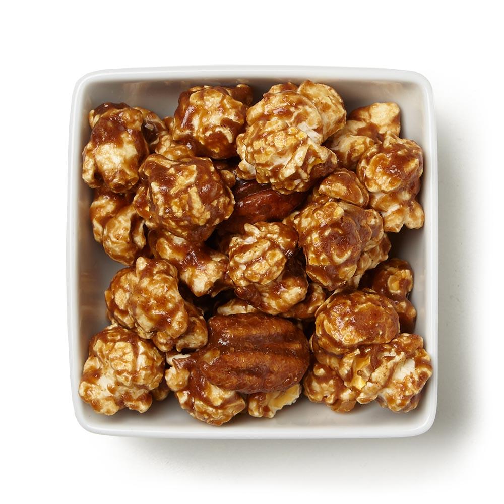 Cinnamon Bourbon Pecan Popcorn