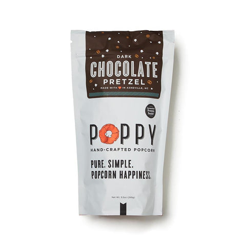 Dark Chocolate Pretzel Popcorn