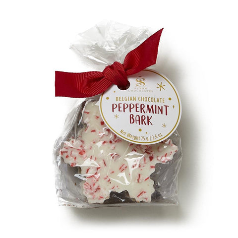 Peppermint Bark Snowflakes