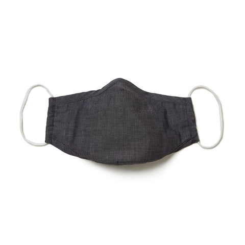 3 Layer Cotton Face Mask - Grey