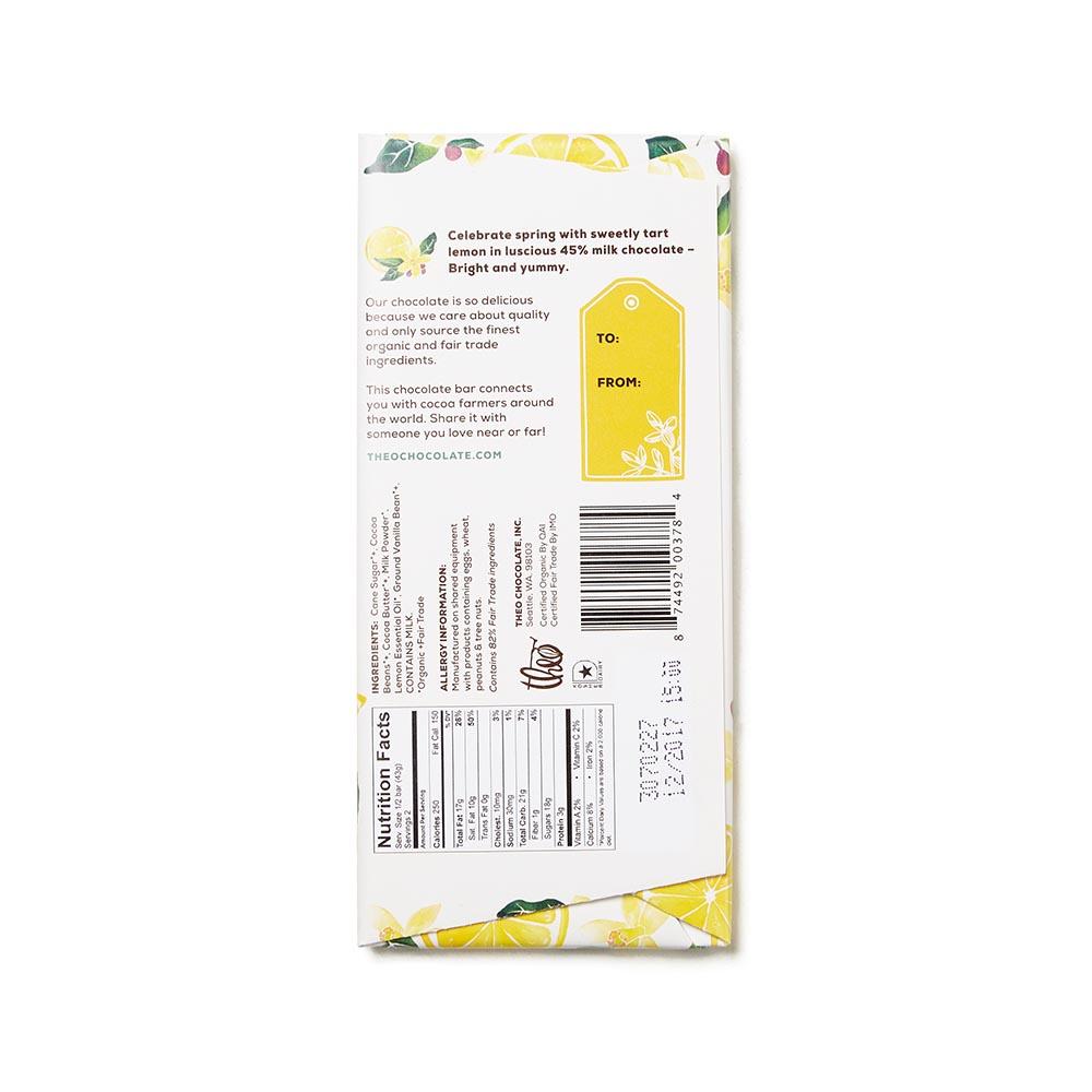 Lemon Milk Chocolate Bar